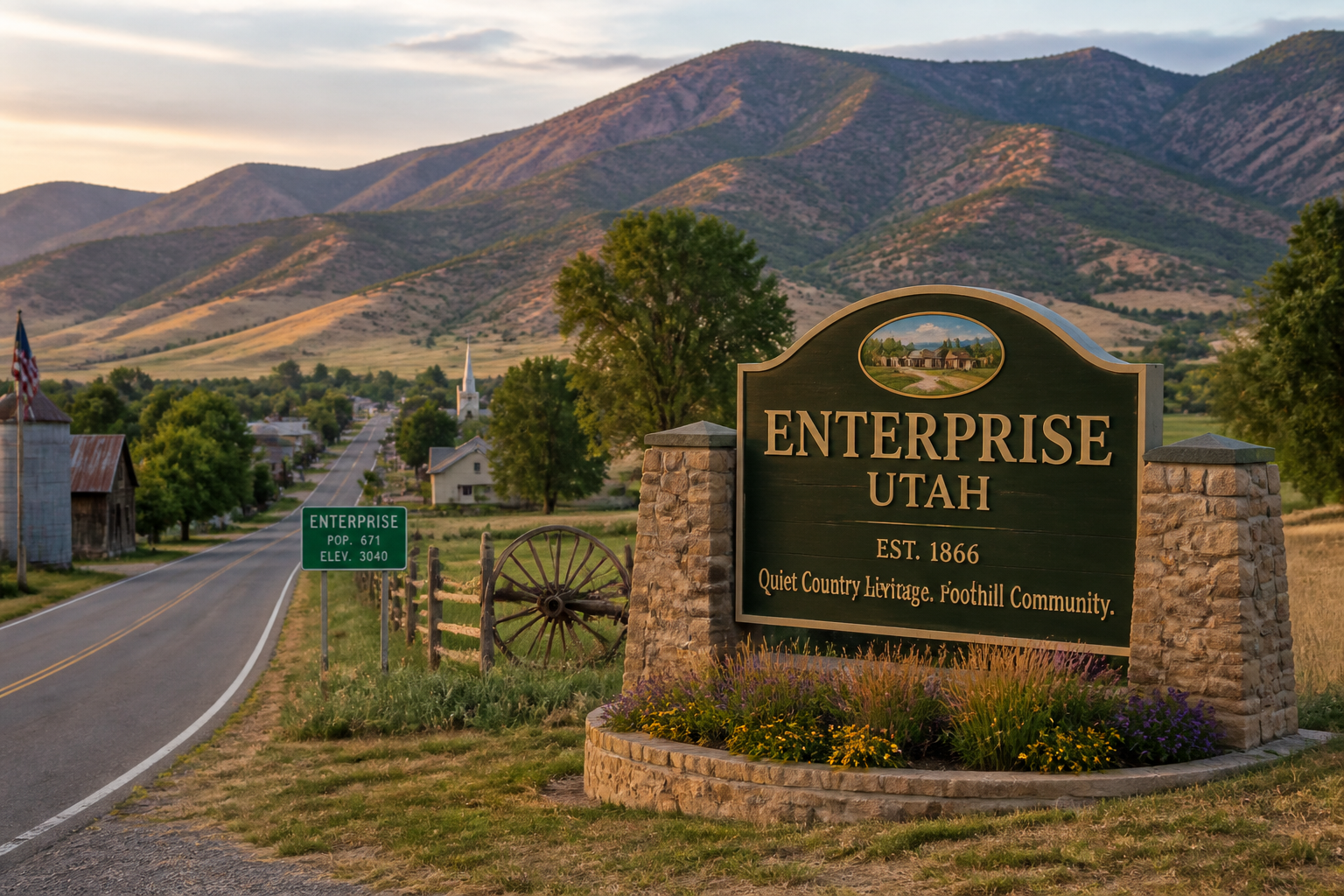 Rural Southern Utah homes in Enterprise Utah