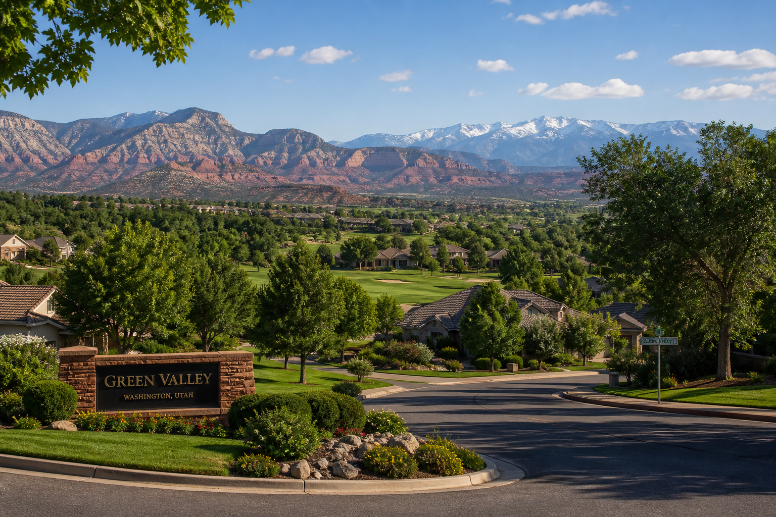Green Valley and Washington Utah neighborhood real estate