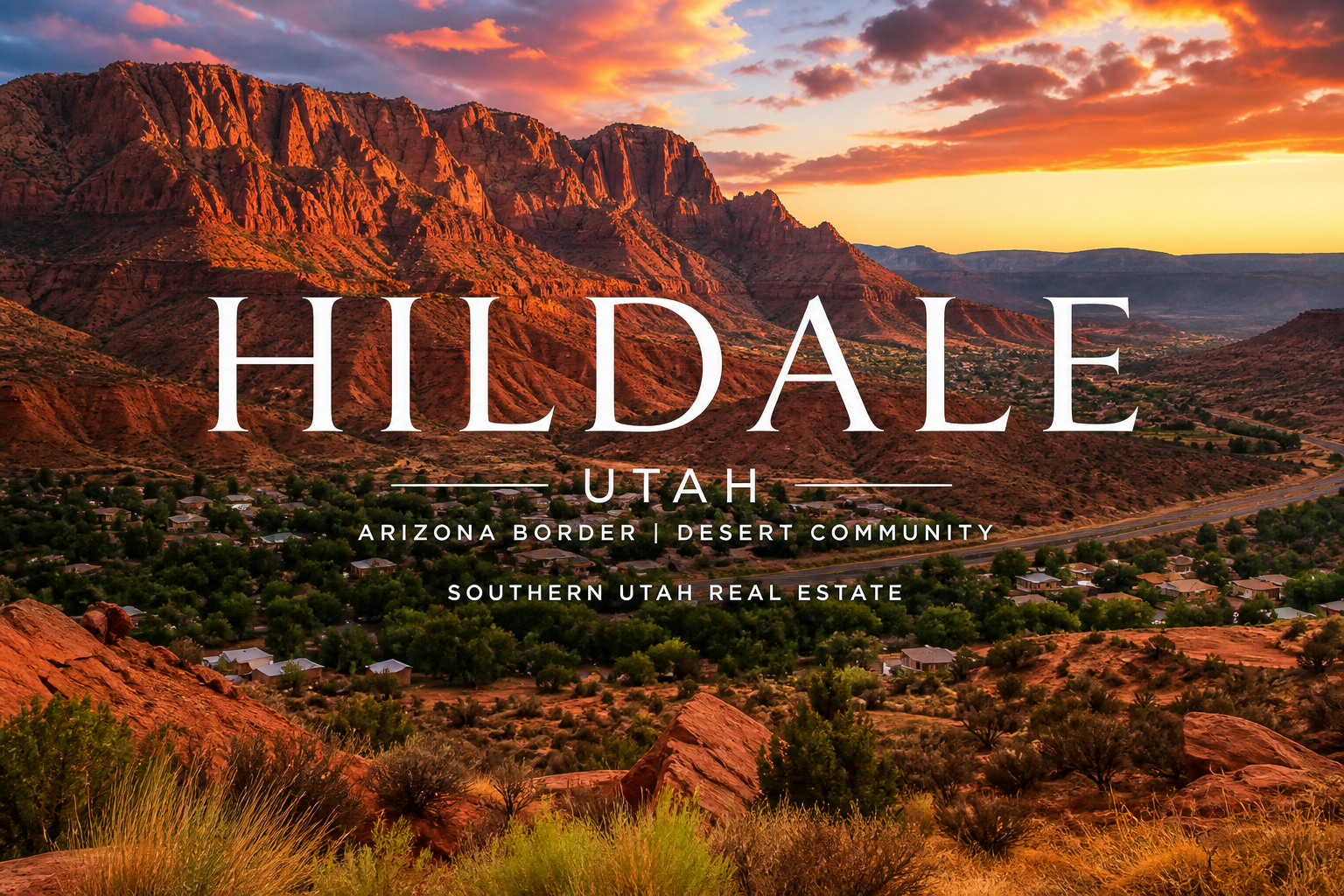 Hildale, Utah community at the Arizona border — real estate