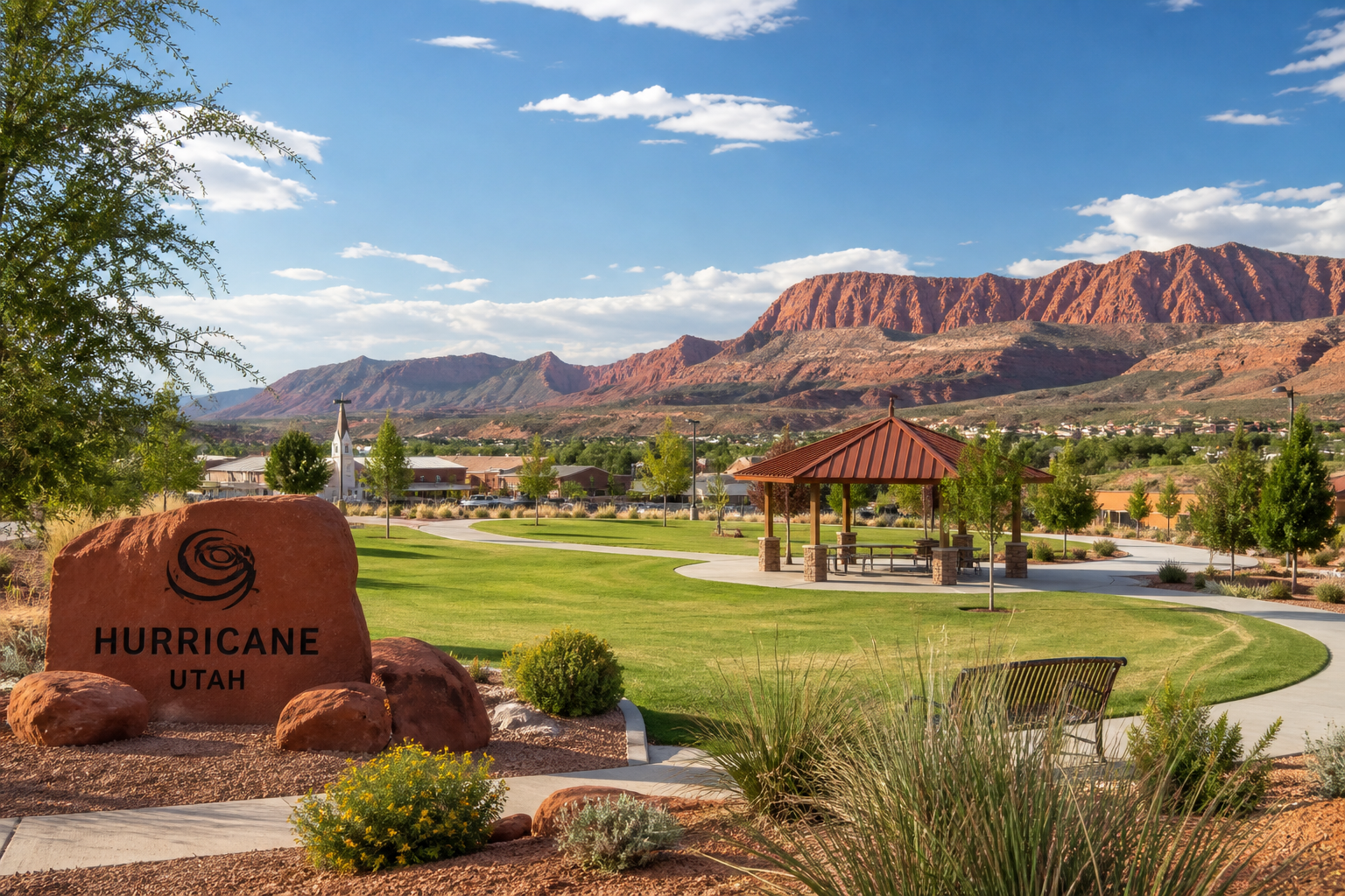 Southern Utah desert community in Hurricane Utah