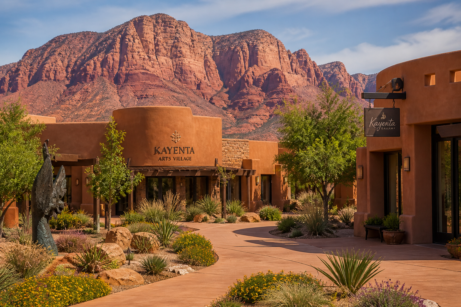 Southern Utah red rock community in Ivins