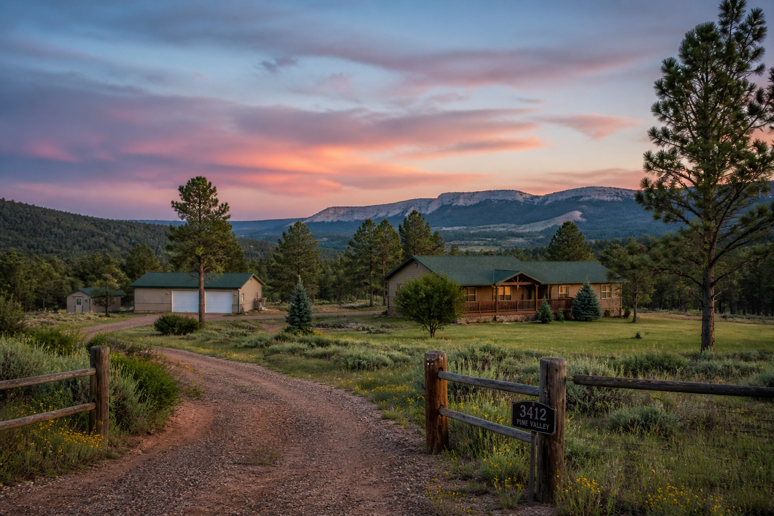 Southern Utah rural community in New Harmony