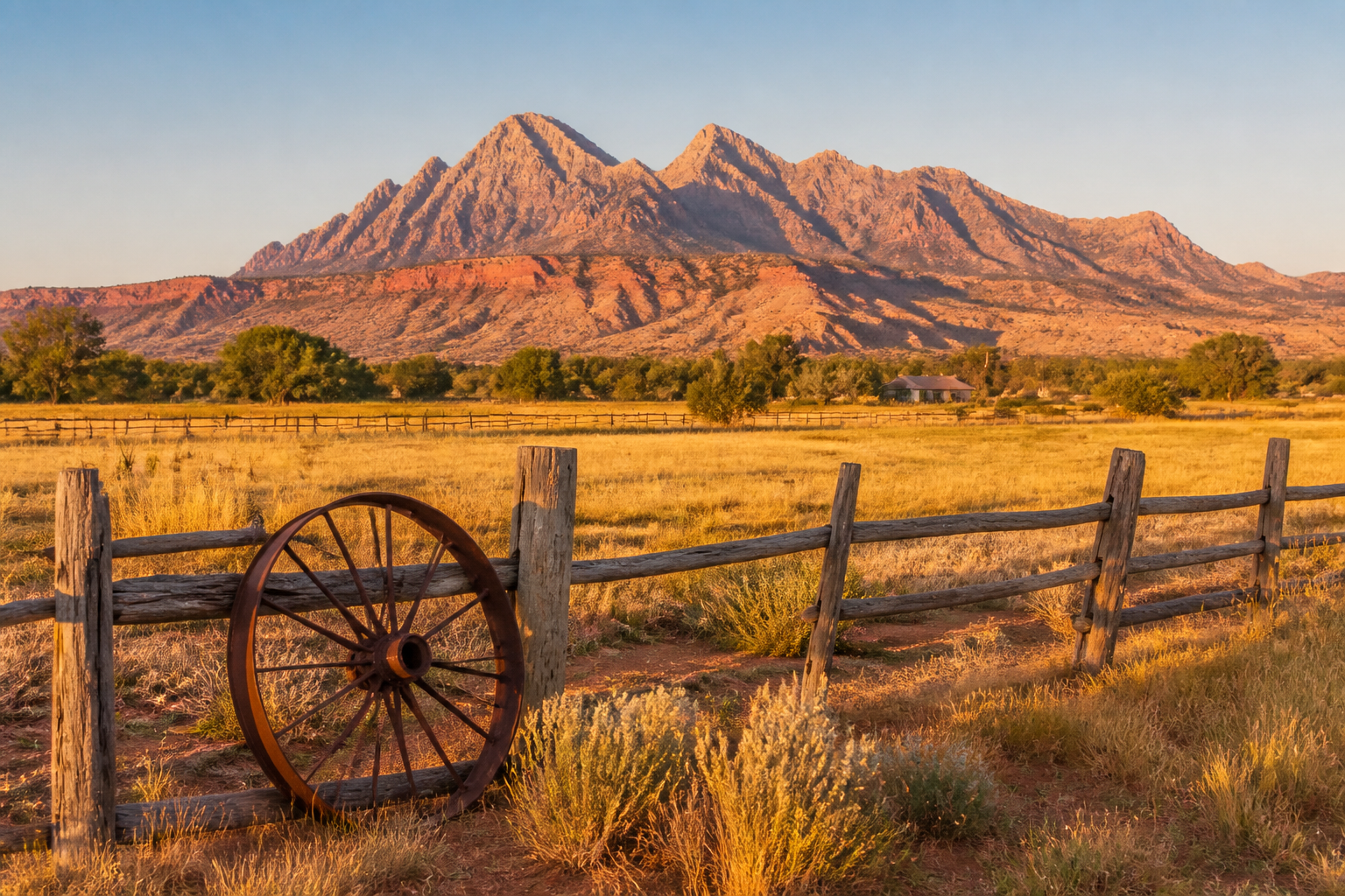 Rural Southern Utah landscape in Virgin Utah