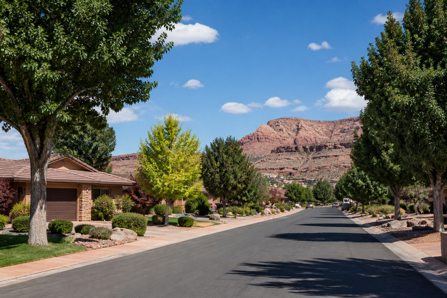 Southern Utah landscape near Santa Clara homes
