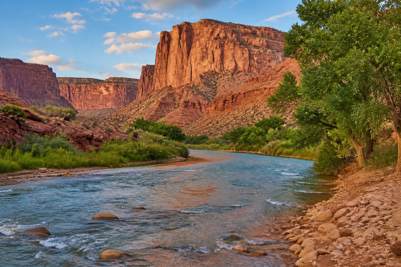 Virgin River near Rockville Utah homes for sale