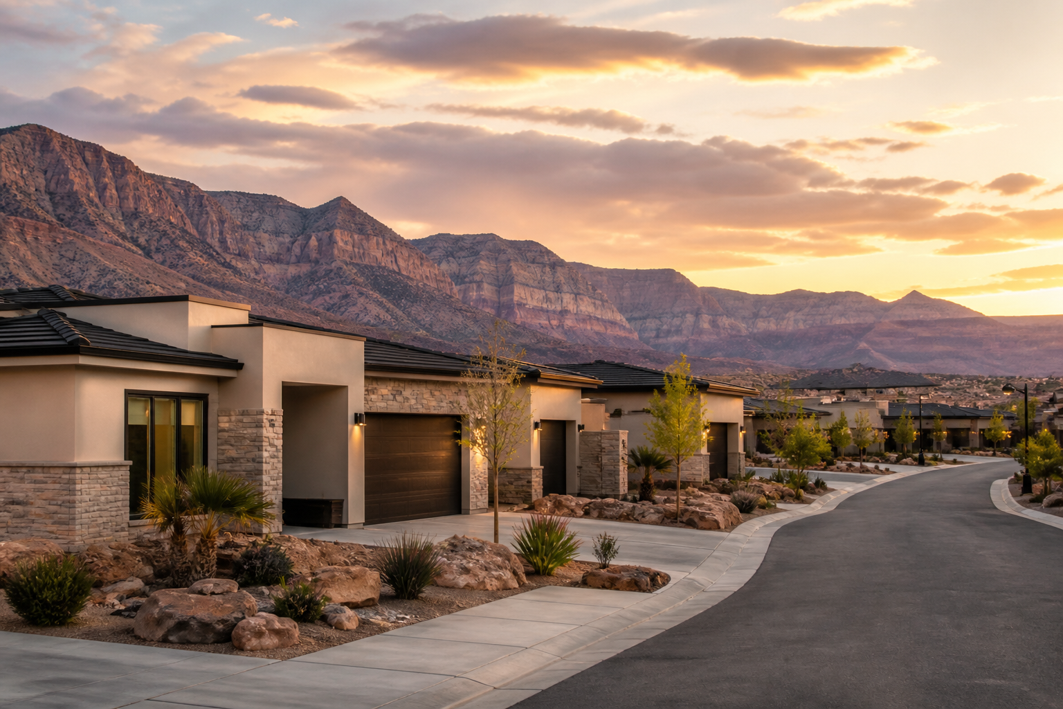 Southern Utah landscape near Washington Utah real estate