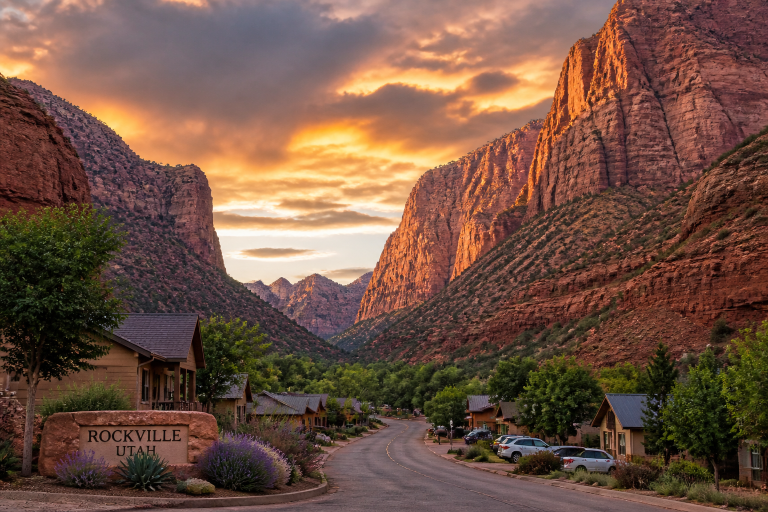 Zion National Park area real estate in Rockville Utah